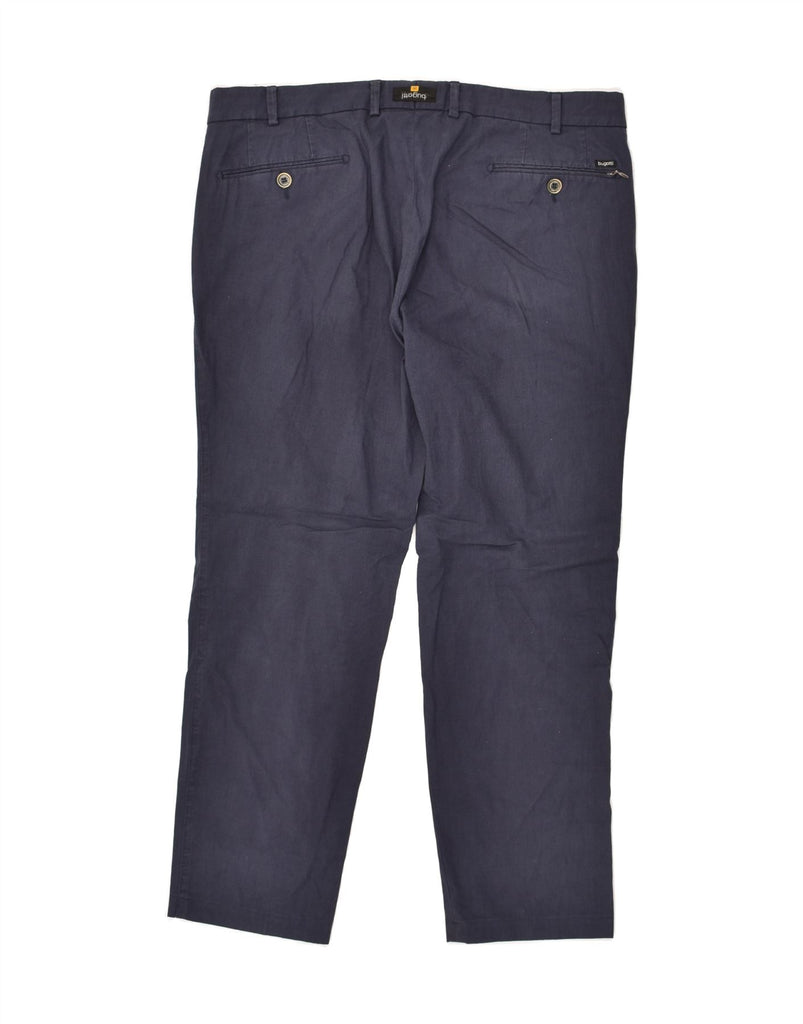 BUGATTI Mens Slim Chino Trousers W38 L28  Navy Blue Cotton Vintage Bugatti and Second-Hand Bugatti from Messina Hembry 