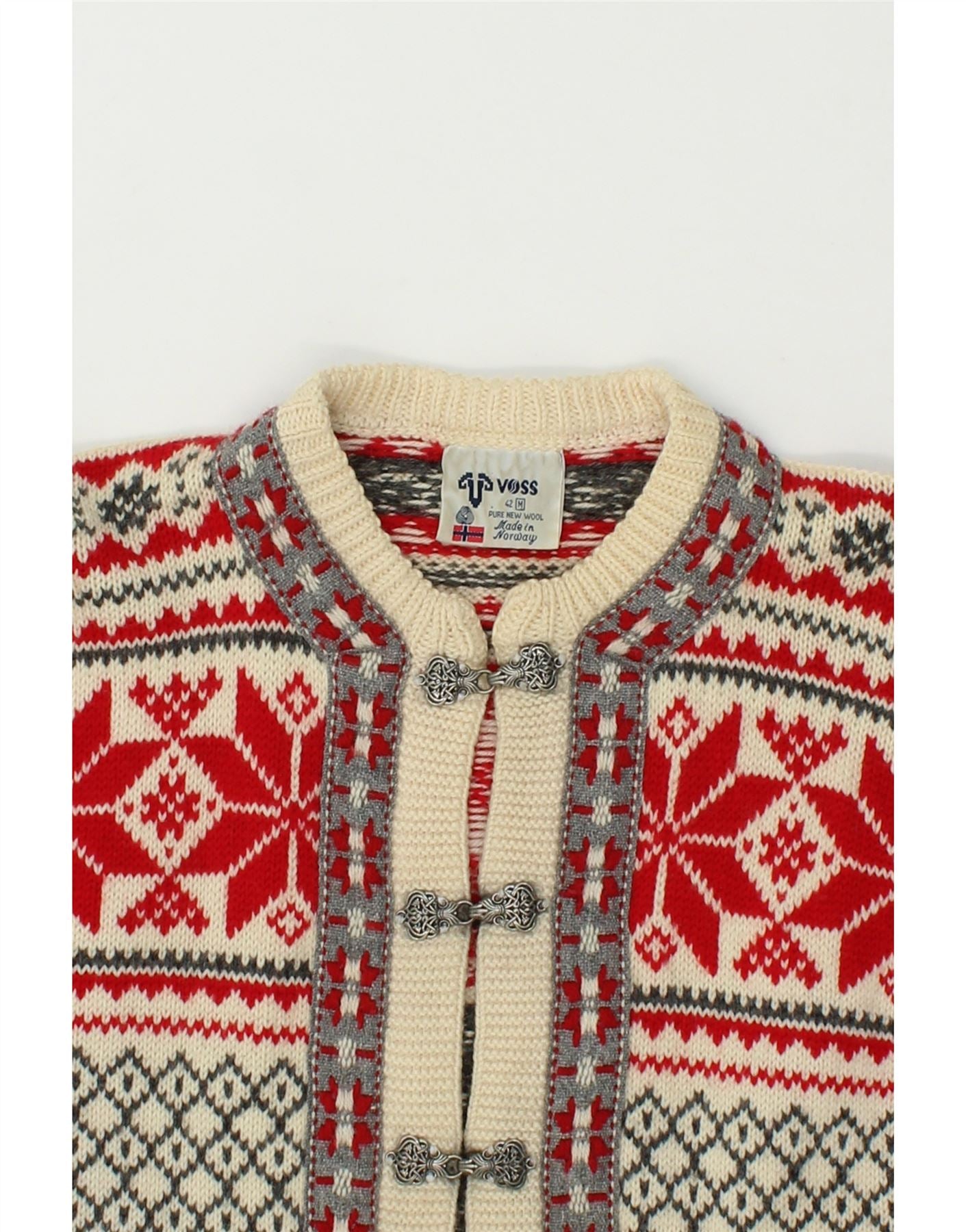 Voss Fair Isle Scandinavian Wool store Sweater