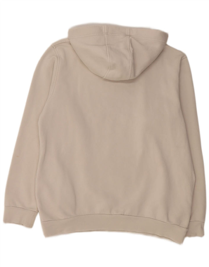 Kappa Mens Hoodie Jumper XL White Cotton