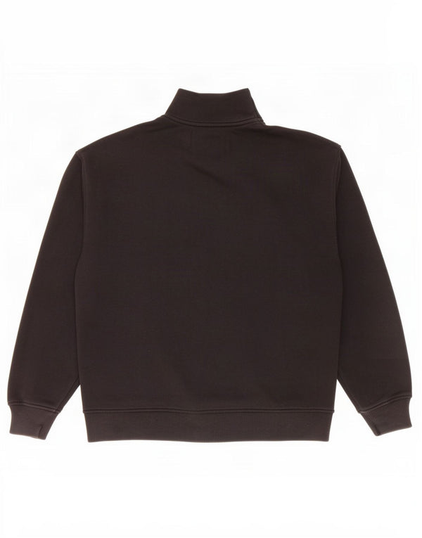 Calvin Klein Jeans Mens Loose Fit Graphic Sweatshirt Jumper Small Black