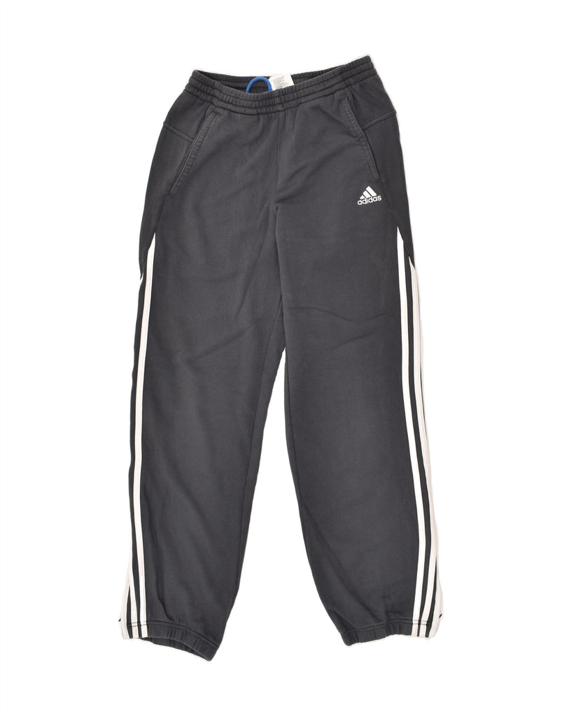 ADIDAS Mens Tracksuit Trousers Joggers Small Grey Cotton | Vintage Adidas | Thrift | Second-Hand Adidas | Used Clothing | Messina Hembry 