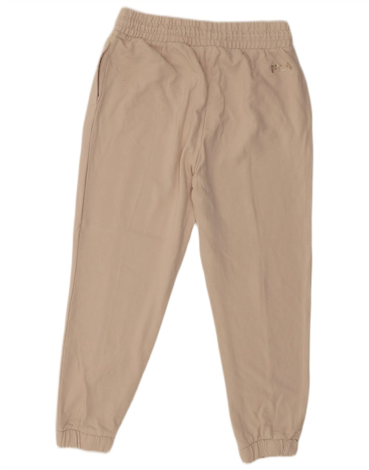 Fila Mens Tracksuit Trousers Joggers Medium Beige Cotton