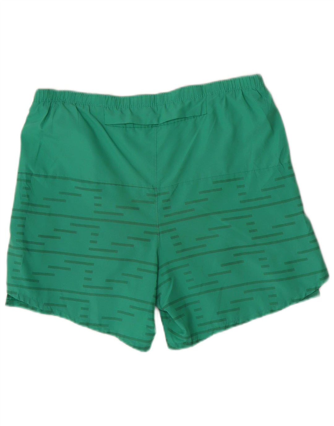 Nike Mens Dri Fit Sport Shorts Small Green Striped Polyester