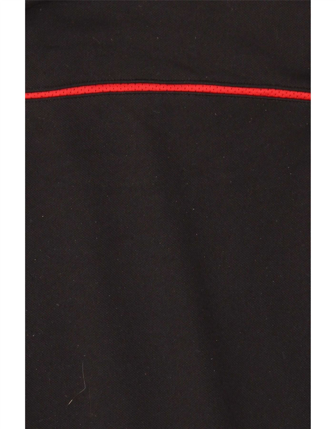 Adidas Mens Zip Neck Pullover Tracksuit Top Large Black Colourblock