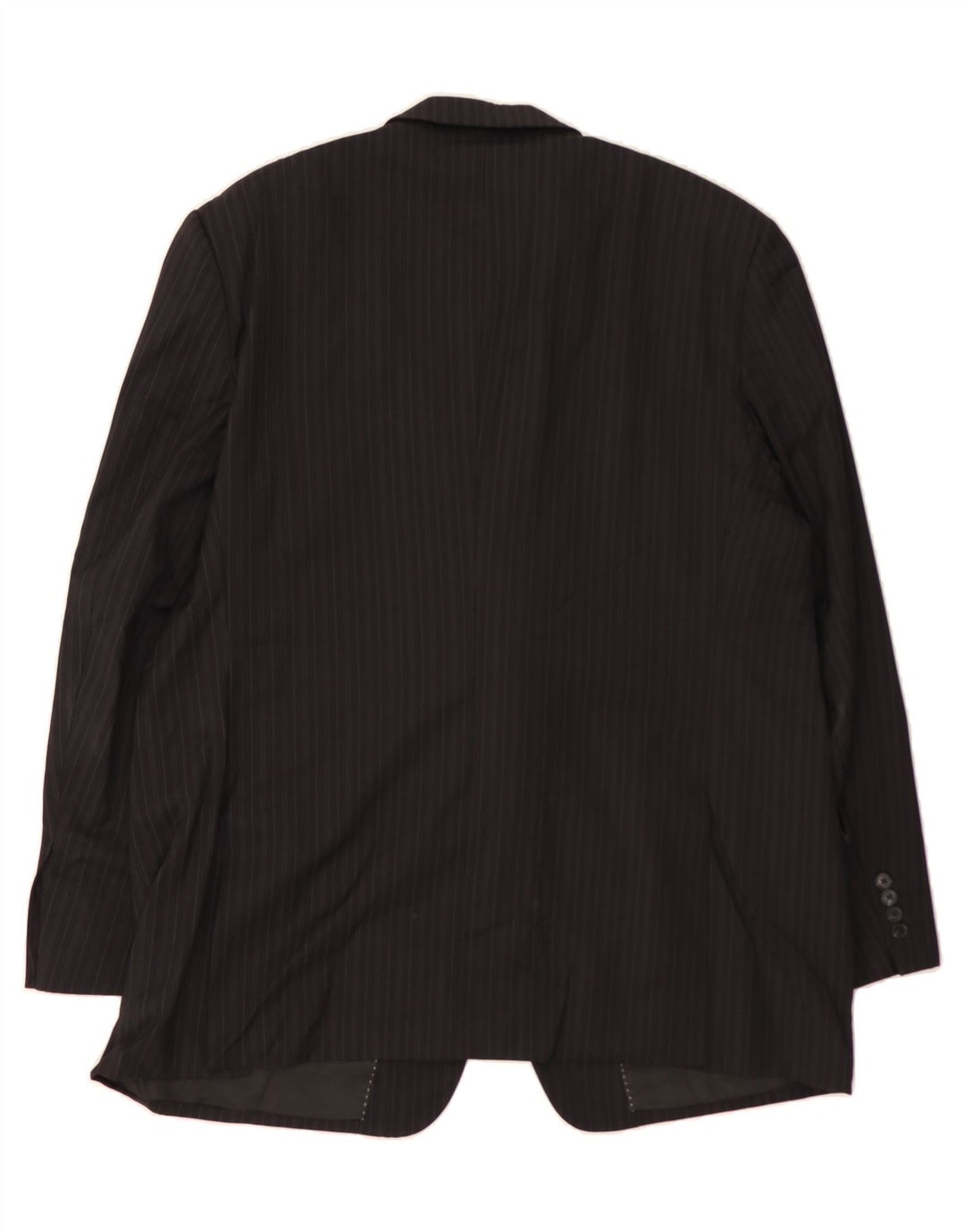 NAUTICA Mens 2 Button Blazer Jacket UK 40 Large Black Pinstripe New Wool Vintage Nautica and Second-Hand Nautica from Messina Hembry 