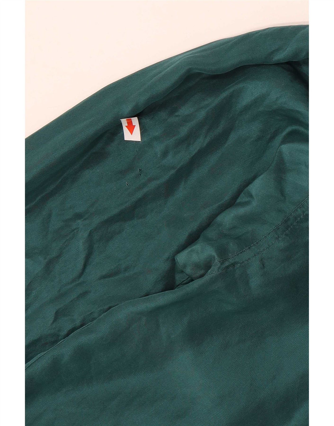 Vintage Mens Shirt Medium Green Silk