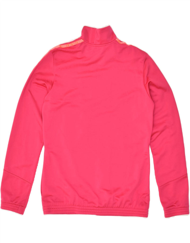 ADIDAS Girls Tracksuit Top Jacket 14-15 Years Pink Polyester | Vintage Adidas | Thrift | Second-Hand Adidas | Used Clothing | Messina Hembry 