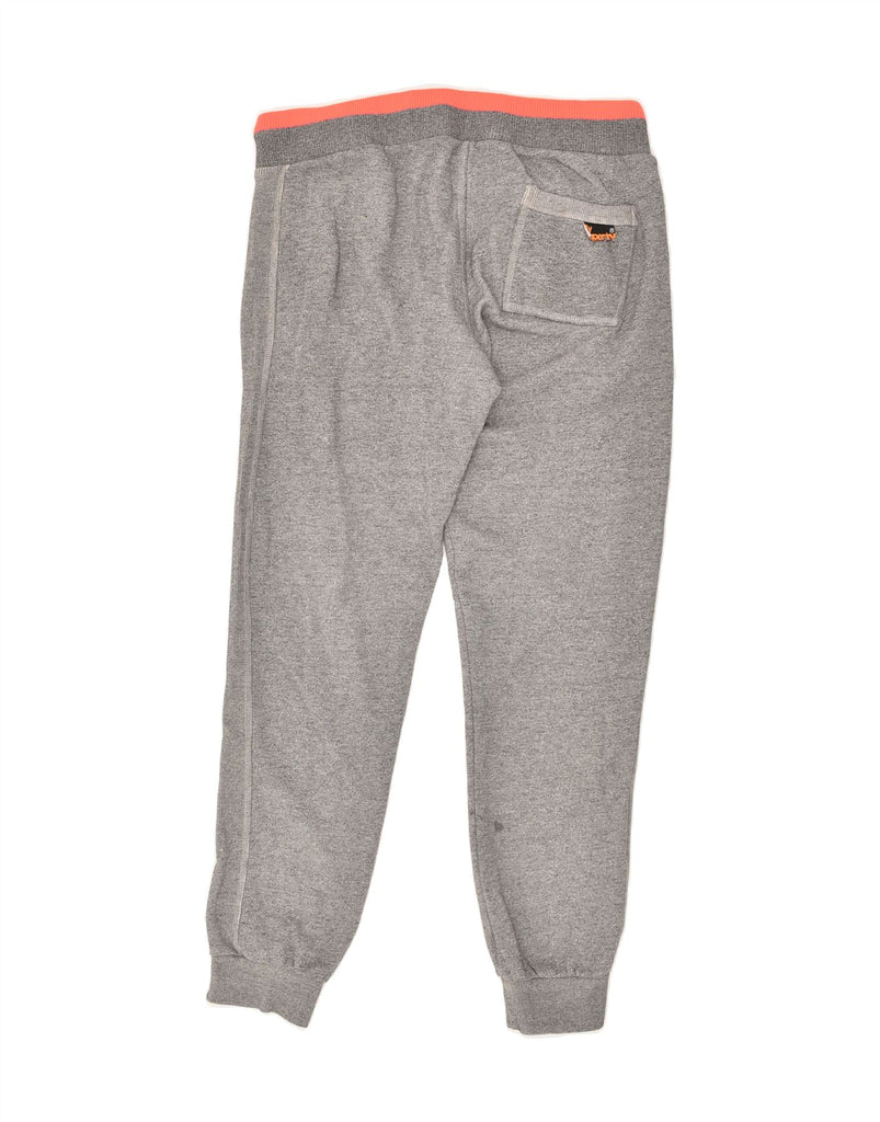 SUPERDRY Mens Slim Fit Tracksuit Trousers Joggers Medium Grey Cotton | Vintage Superdry | Thrift | Second-Hand Superdry | Used Clothing | Messina Hembry 