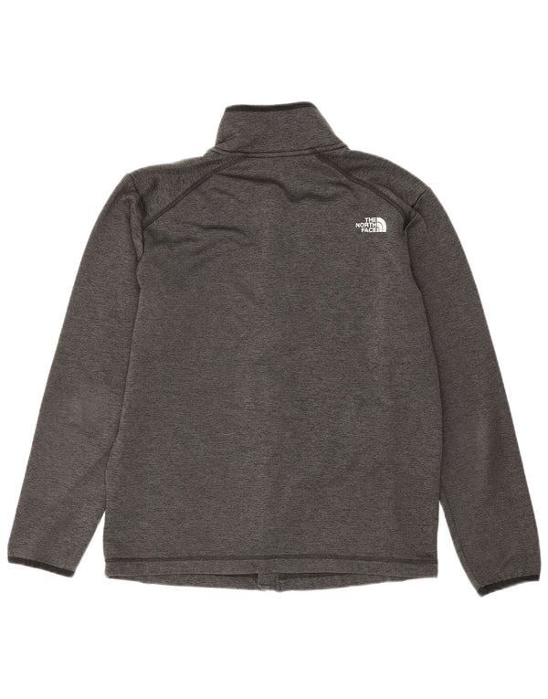 The North Face Mens Tracksuit Top Jacket Medium Grey Flecked Polyester