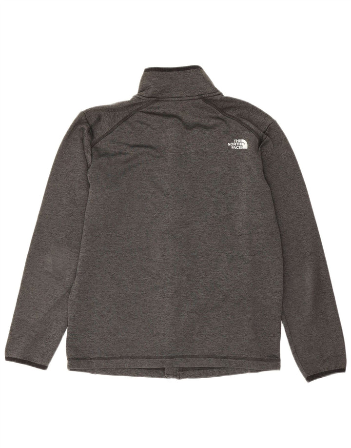 The North Face Mens Tracksuit Top Jacket Medium Grey Flecked Polyester