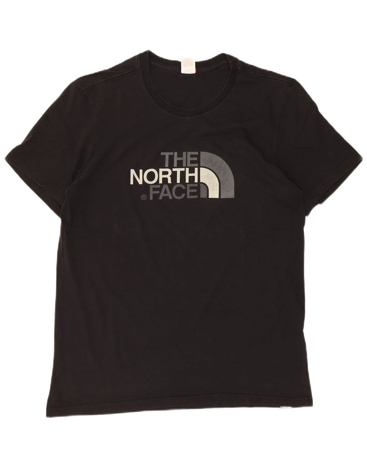 The North Face Mens Graphic T-Shirt Top Large Black Cotton