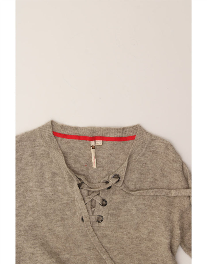 WHITE STUFF Womens Jumper Sweater UK 12 Medium Beige Acrylic Vintage White Stuff and Second-Hand White Stuff from Messina Hembry 