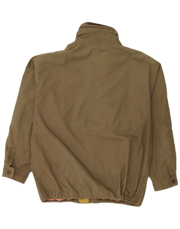 Stratos Mens Bomber Jacket UK 40 Large Khaki Polyester
