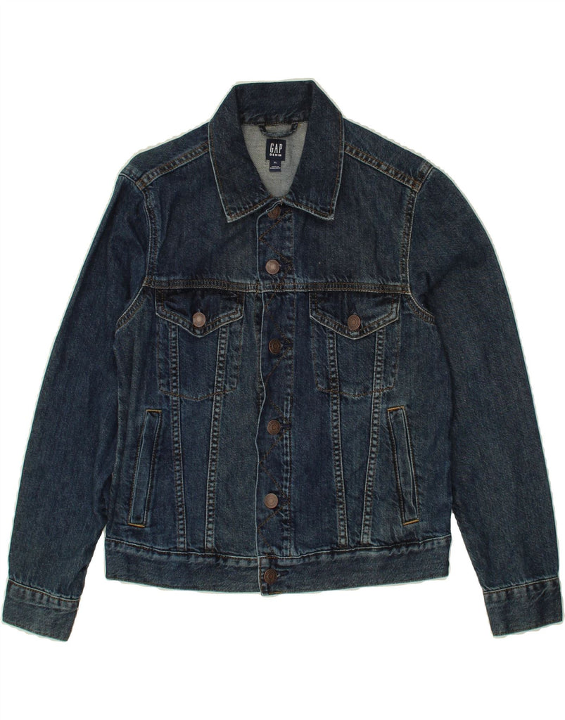 GAP Boys Denim Jacket 14-15 Years XL  Navy Blue Cotton | Vintage Gap | Thrift | Second-Hand Gap | Used Clothing | Messina Hembry 