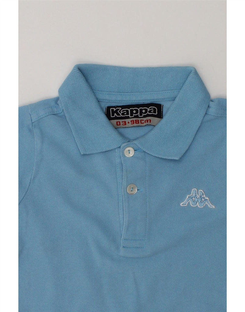 KAPPA Boys Polo Shirt 2-3 Years Blue Cotton | Vintage Kappa | Thrift | Second-Hand Kappa | Used Clothing | Messina Hembry 