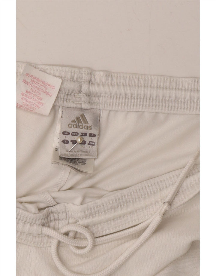 ADIDAS Mens Climalite Sport Shorts Large White Polyester Vintage Adidas and Second-Hand Adidas from Messina Hembry 
