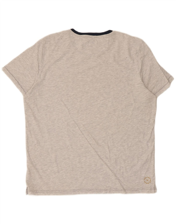 Fat Face Mens Graphic T-Shirt Top XL Grey Cotton