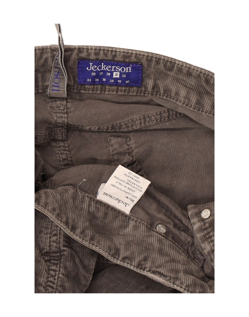JECKERSON Womens Cargo Corduroy Trousers W31 L32 Grey Cotton Vintage Jeckerson and Second-Hand Jeckerson from Messina Hembry 