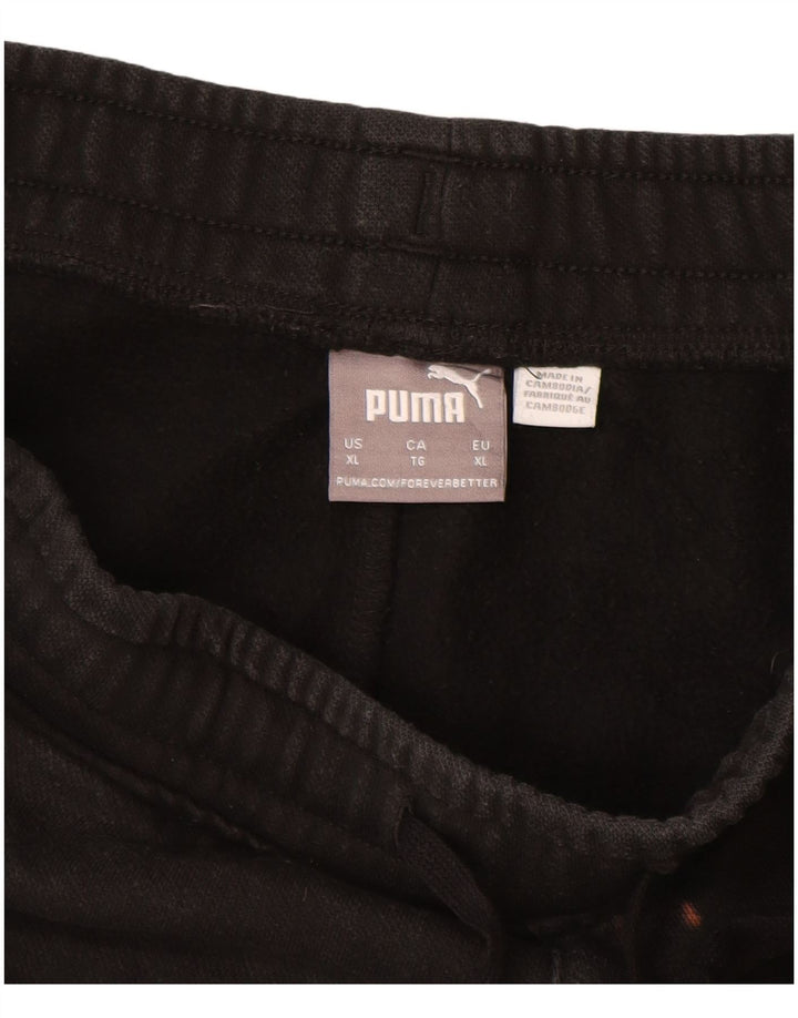 Puma Mens Graphic Sport Shorts XL  Black Cotton