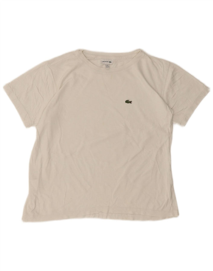 Lacoste Boys T-Shirt Top 11-12 Years White Cotton