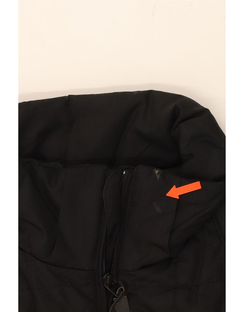 NIKE Womens Padded Jacket UK 12 Medium Black Polyester Vintage Nike and Second-Hand Nike from Messina Hembry 