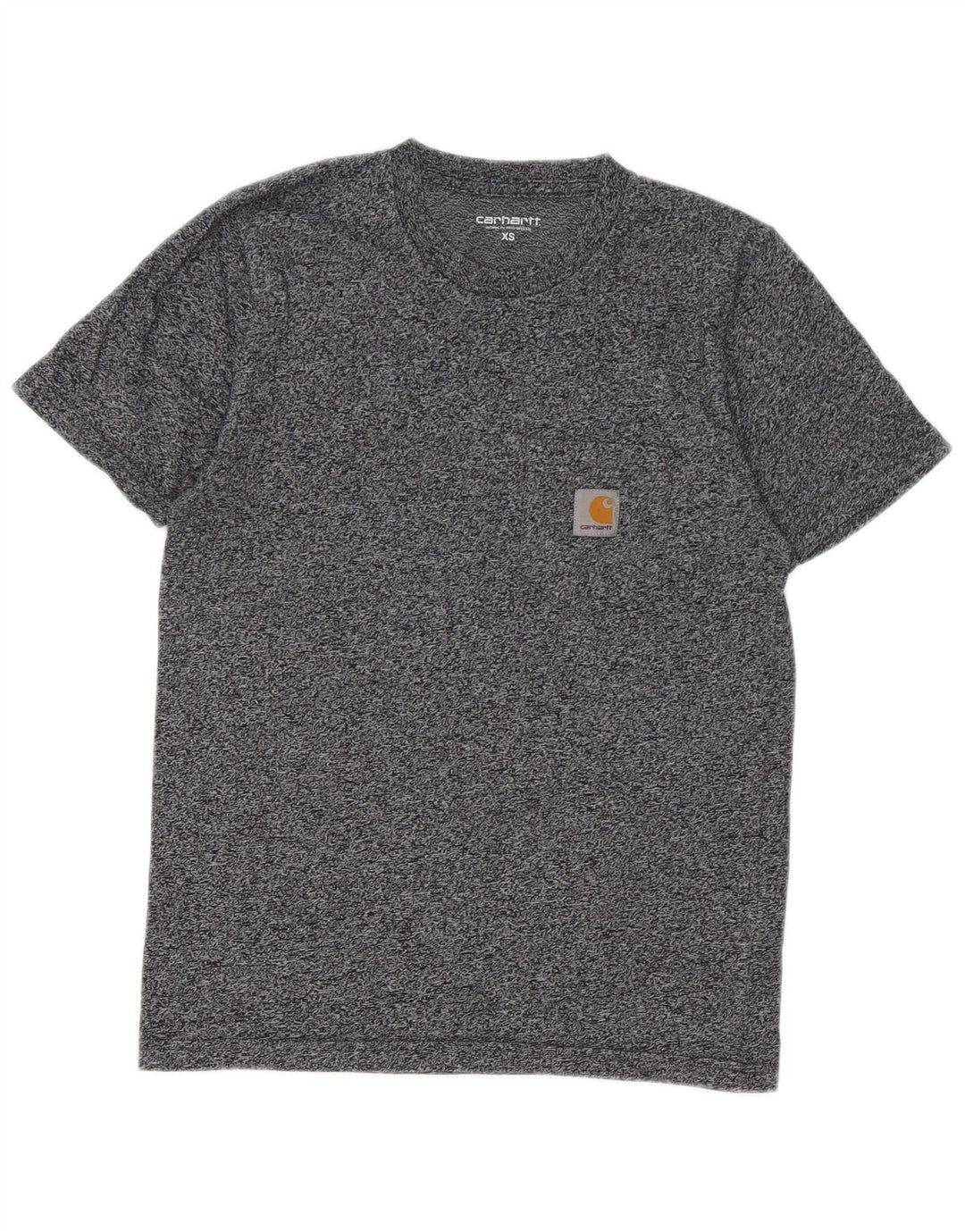CARHARTT Mens T-Shirt Top XS Grey Flecked Cotton