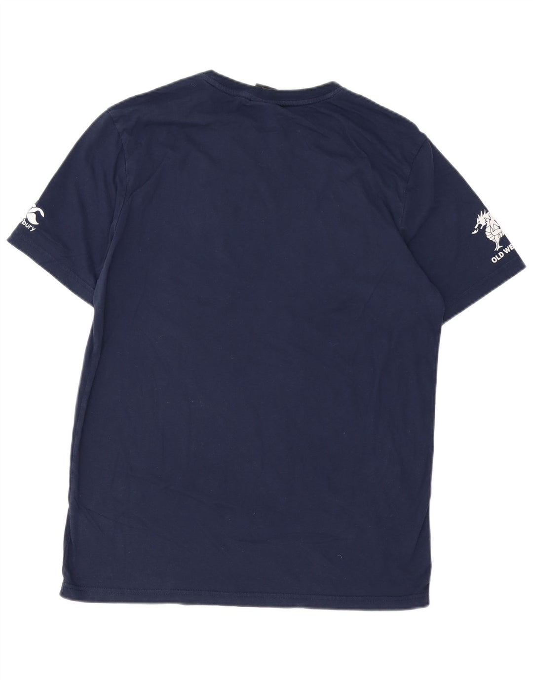CANTERBURY Mens Graphic T-Shirt Top XL Navy Blue Cotton