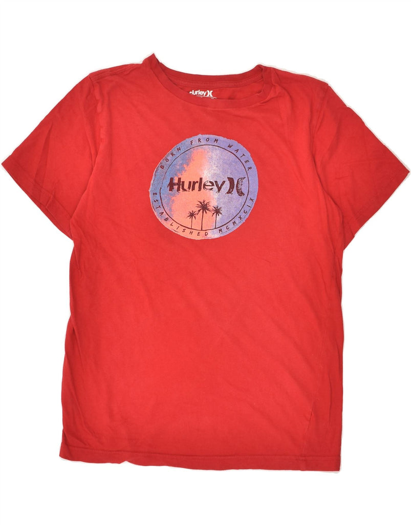 HURLEY Boys Graphic T-Shirt Top 13-14 Years XL  Red | Vintage Hurley | Thrift | Second-Hand Hurley | Used Clothing | Messina Hembry 