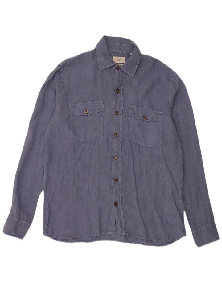 BROOKSFIELD Mens Shirt Size 39 Medium Blue