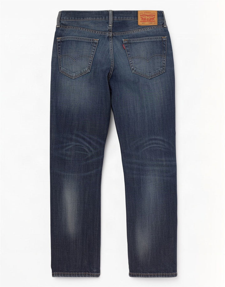 Levi's Mens 541 Straight Jeans W34 L32 Navy Blue Cotton