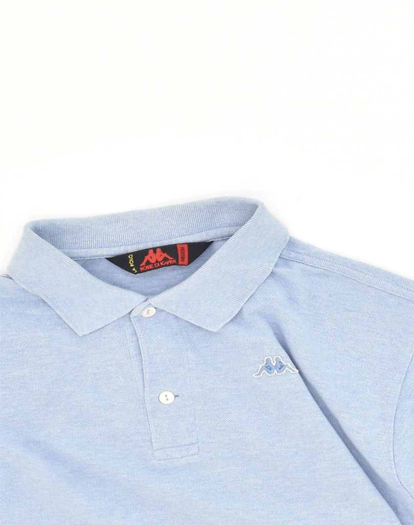 KAPPA Mens Polo Shirt Medium Blue Cotton | Vintage Kappa | Thrift | Second-Hand Kappa | Used Clothing | Messina Hembry 