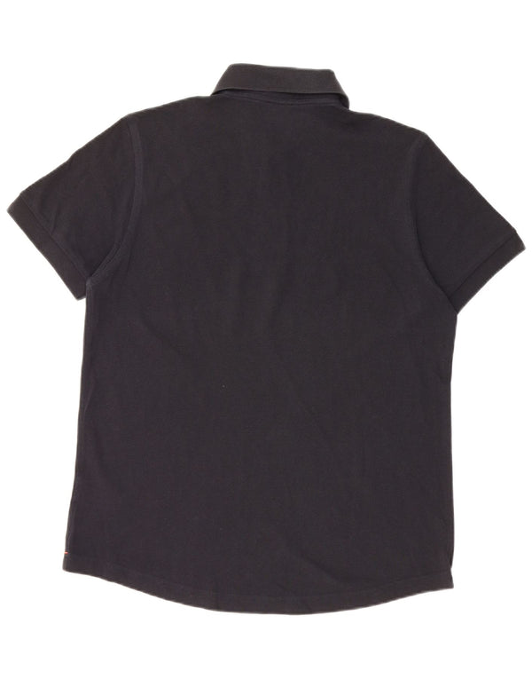 Hugo Boss Mens Polo Shirt Medium Black Cotton