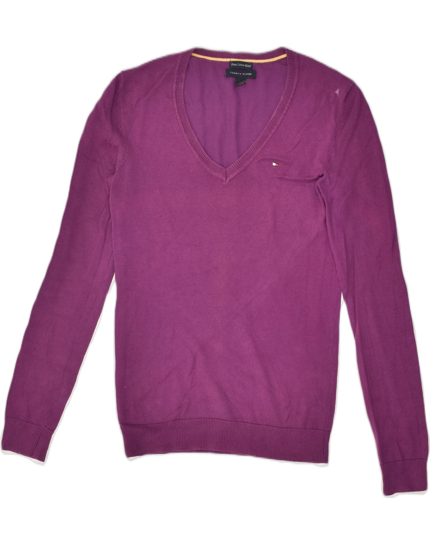 Purple tommy hot sale hilfiger sweater