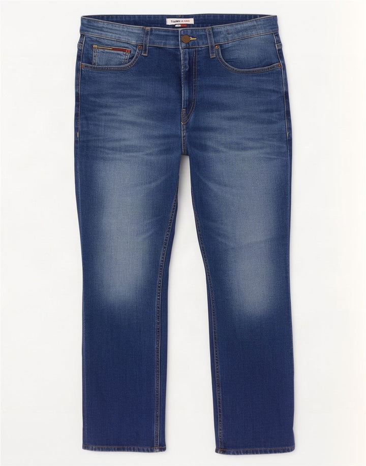 Tommy Hilfiger Mens Slim Jeans W32 L32 Blue Cotton