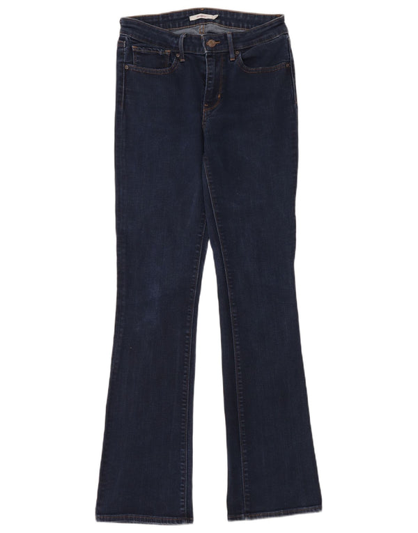 Levi's Womens 715 Bootcut Jeans W30 L32 Navy Blue Cotton