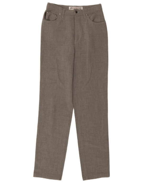 Krizia Womens Tapered Casual Trousers W28 L31 Grey