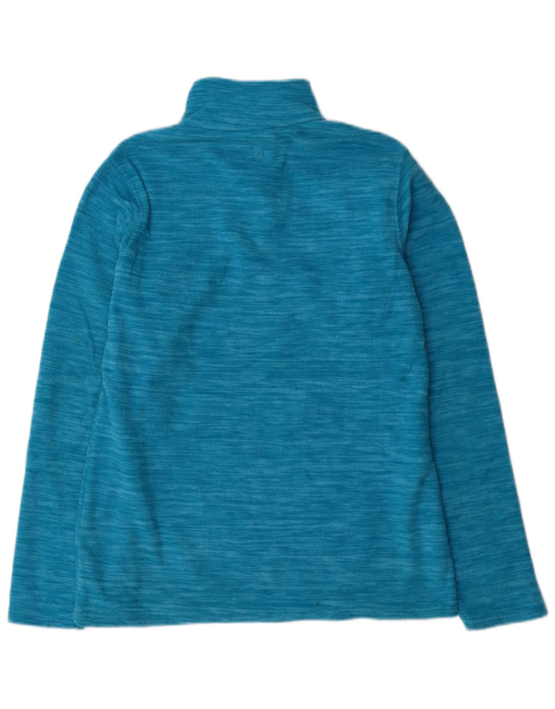 Mountain Warehouse Womens Fleece Jumper UK 12 Medium Blue Flecked Winter