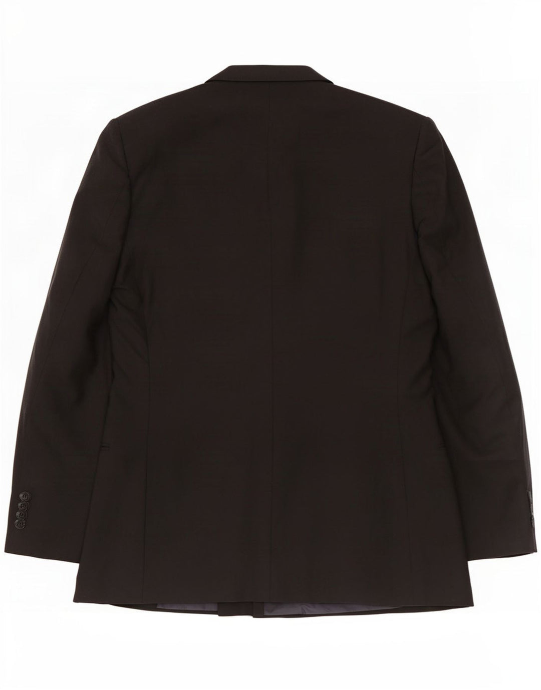 Valentino Mens Double Breasted Blazer Jacket IT 50 Large Black Virgin Wool