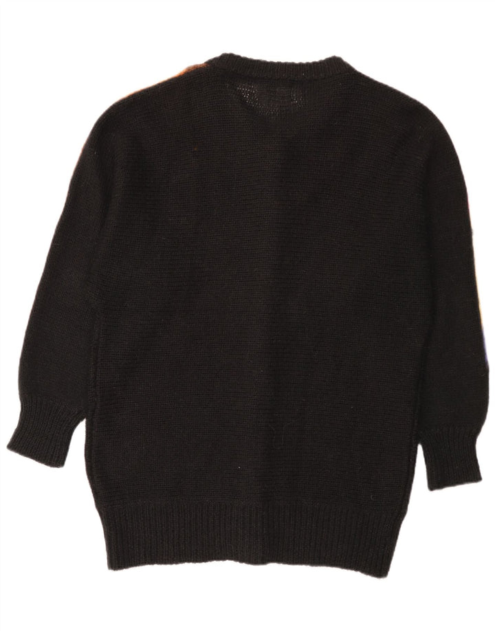 Lady Charme Womens Cardigan Sweater IT 42 Medium Multicoloured Colourblock