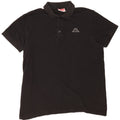 Kappa Mens Polo Shirt 2XL Black Cotton