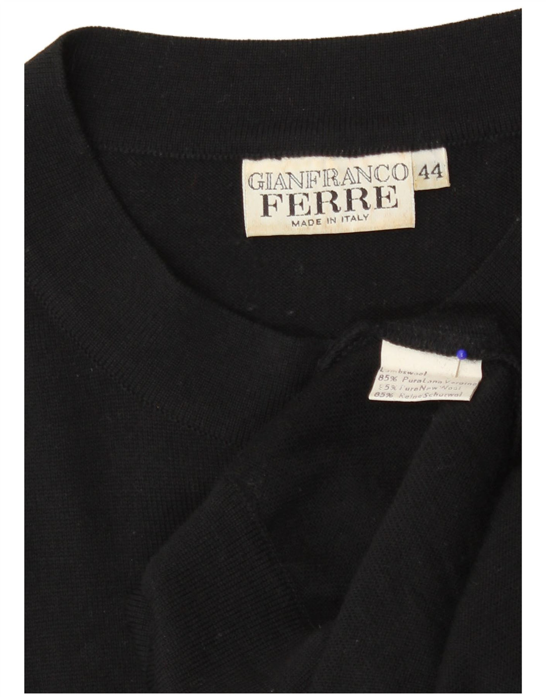 Gianfranco Ferre Womens Graphic Drop Waist Dress IT 44 Medium Black