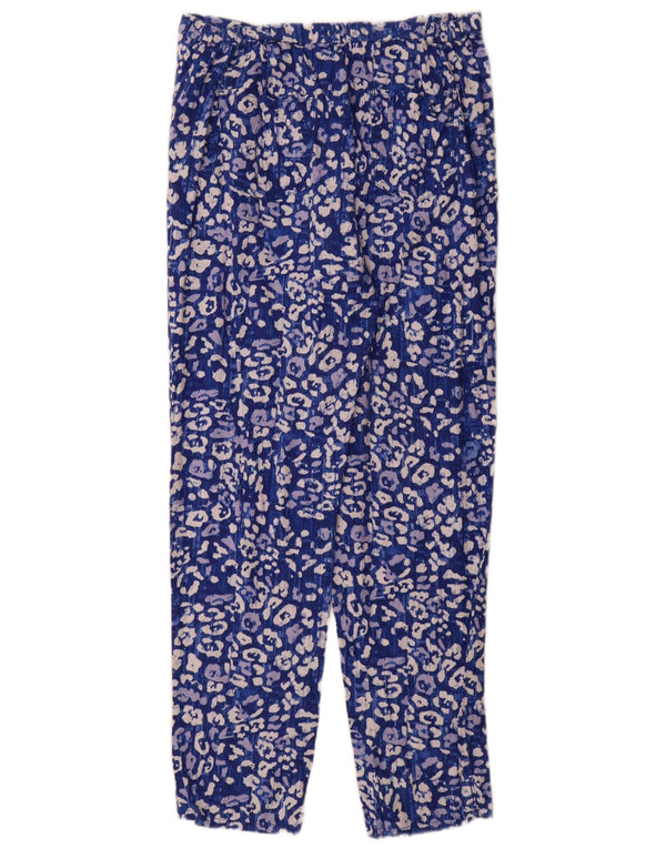 Marks & Spencer Womens Chino Trousers UK 12 Medium W30 L31 Blue