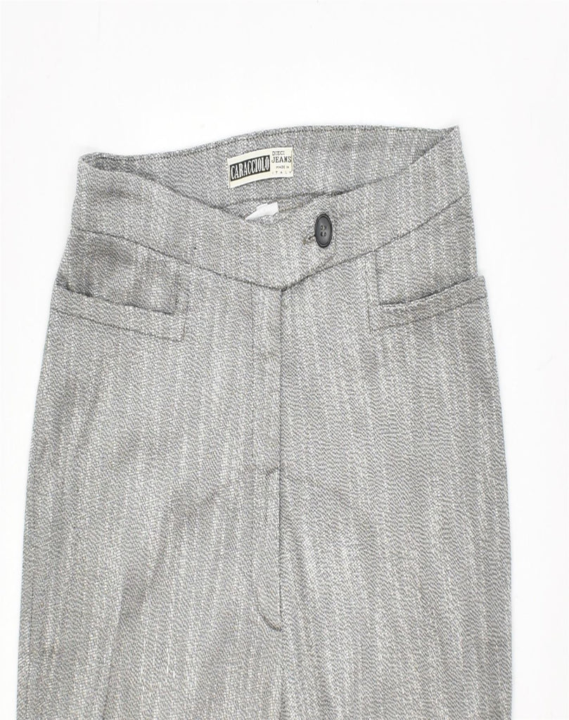 VINTAGE Womens Straight Casual Trousers W30 L29 Grey | Vintage | Thrift | Second-Hand | Used Clothing | Messina Hembry 