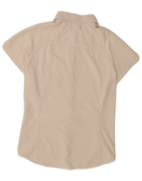 The North Face Womens Short Sleeve Regular Fit Shirt UK 12 Medium Beige