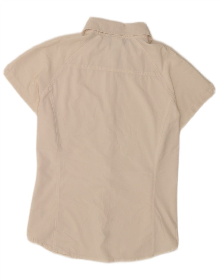 The North Face Womens Short Sleeve Regular Fit Shirt UK 12 Medium Beige