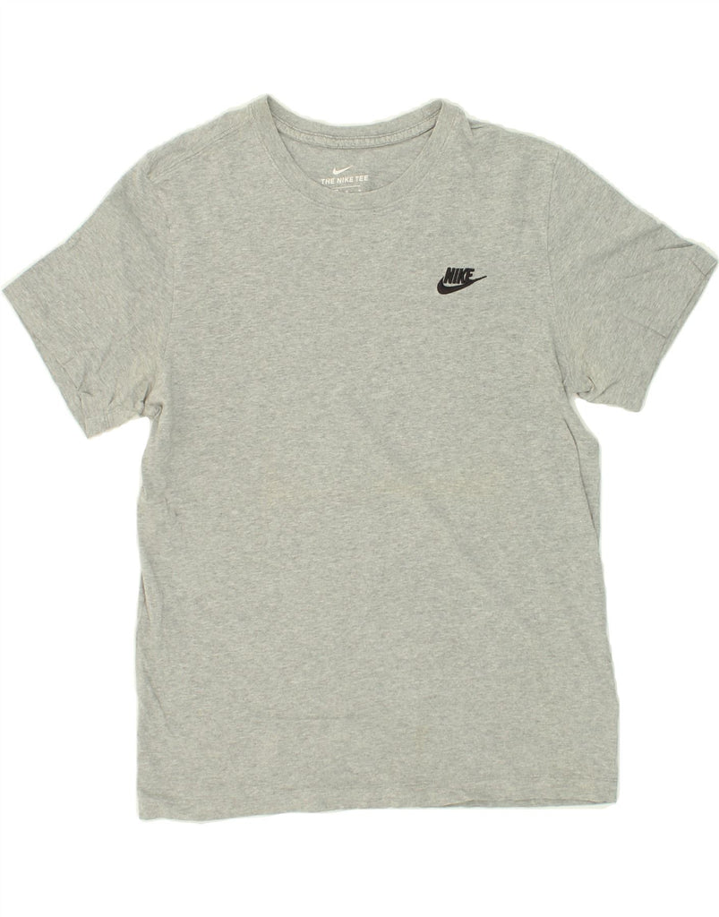 NIKE Mens T-Shirt Top Medium Grey Cotton | Vintage Nike | Thrift | Second-Hand Nike | Used Clothing | Messina Hembry 