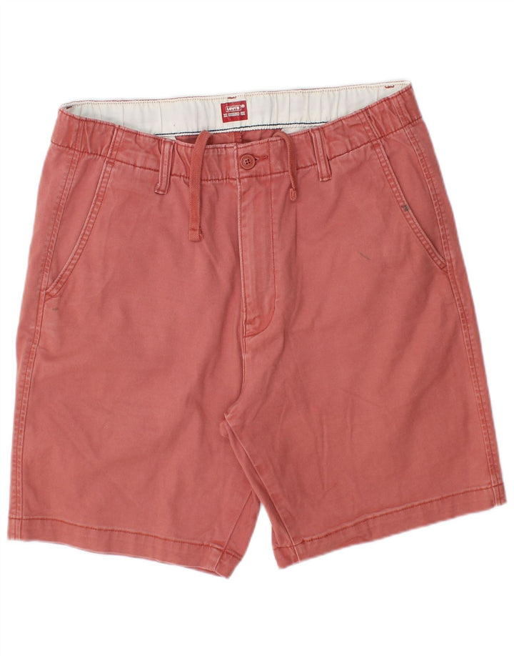 LEVI'S Mens Chino Shorts Medium W32  Red Cotton