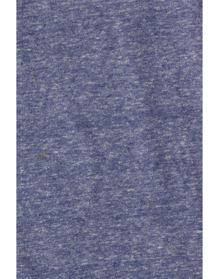 Superdry Mens T-Shirt Top Medium Blue Flecked Cotton