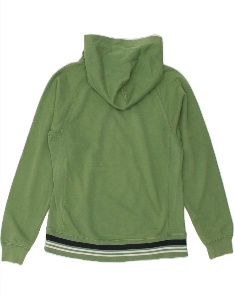 CHAMPION Womens Hoodie Jumper UK 10 Small Green Cotton | Vintage Champion | Thrift | Second-Hand Champion | Used Clothing | Messina Hembry 