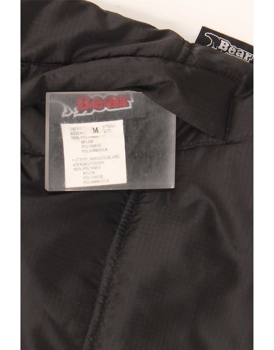 Bear Mens Reversible Padded Jacket UK 38 Medium Navy Blue Polyamide